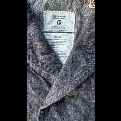 画像4: フルカウント FULL COUNT U.S.N. ShawlCollarDenimCoverall  （8oz）