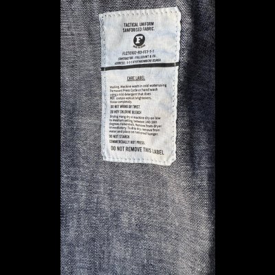 画像8: フルカウント FULL COUNT U.S.N. ShawlCollarDenimCoverall  （8oz）