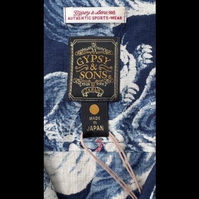 画像4: GYPSY＆SONS　INDIGO　HUNDRED TIGER SHIRTS  