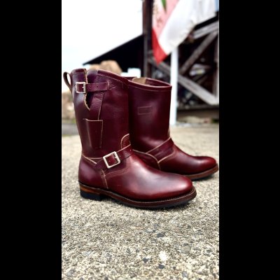 画像5: MAKERSメイカーズ phillip66 30周年記念　HORSE　ENGINEER　Black ・Burgundy　　６６別注