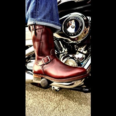 画像3: MAKERSメイカーズ phillip66 30周年記念　HORSE　ENGINEER　Black ・Burgundy　　６６別注