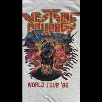 画像5: WEST SIDE BULLDOGS　ウエストサイドブルドッグス　TOUR TEE　ECRU　