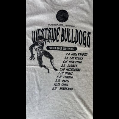 画像6: WEST SIDE BULLDOGS　ウエストサイドブルドッグス　MOVIE TEE  第二弾　 ECRU　