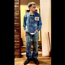 他の写真1: FULL COUNT フルカウント　S2107SSHW　WWII　Model Denim Jacket  11.5oz ファーストタイプデニムジャケット