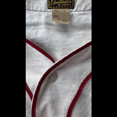 画像5: CUSHMANクッシュマン　COTTON FLANNEL BASEBALL SHIRT   OFF  WHITE/RED