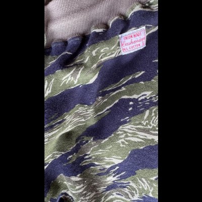 画像4: CUSHMAN（クッシュマン）ＭＩＮＩ　ＰＩＬＥ　ＳＷＥＡＴ　ＳＨＯＲＴＳ　スウェットショートパンツ　タイガーカモ