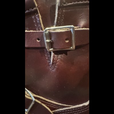 画像6: MAKERSメイカーズ　HORSE ENGINEER　SHORT 　CXL  BURGUNDY 