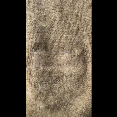 画像7: FULL COUNT フルカウント　Kid Mohair Cardigan  Black　Lit BROWN