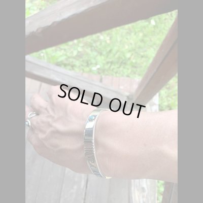 画像8: NAVAJO ナバホ族 Horseshoe Bend シルバーバングル ターコイズ