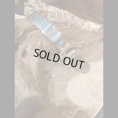 画像4: NAVAJO ナバホ族 Horseshoe Bend シルバーバングル ターコイズ