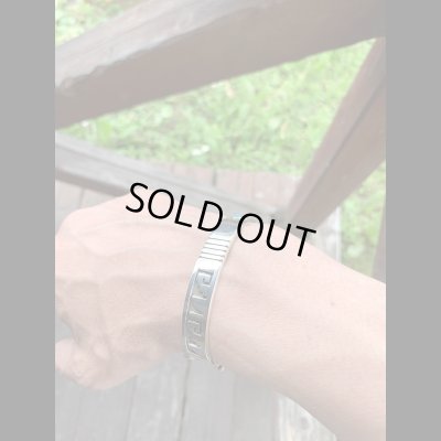 画像10: NAVAJO ナバホ族 Horseshoe Bend シルバーバングル ターコイズ