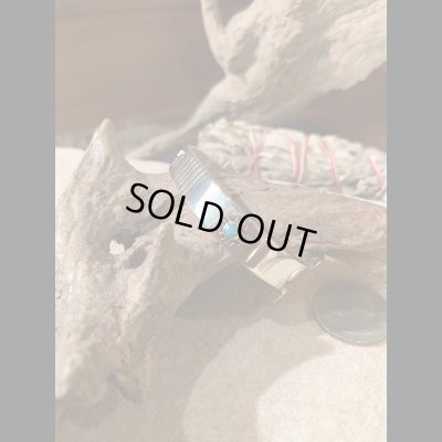 画像7: NAVAJO ナバホ族 Horseshoe Bend シルバーバングル ターコイズ