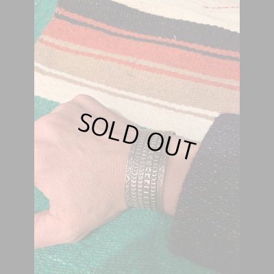 画像6: Navajo ナバホ族　Henry.Mariano ヘンリー．マリアノ　 バングル　　ＳＩＬＶＥＲ