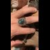 画像8: INDIANJEWELRY HOWARD NELSON  ハワード.ネルソン　シャドーボックスリング　Bisbee Turquoise  ビズビーターコイズ　