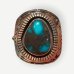 画像2: INDIANJEWELRY HOWARD NELSON  ハワード.ネルソン　シャドーボックスリング　Bisbee Turquoise  ビズビーターコイズ　 (2)