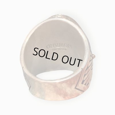 画像6: INDIANJEWELRY HOWARD NELSON  ハワード.ネルソン　シャドーボックスリング　Bisbee Turquoise  ビズビーターコイズ　