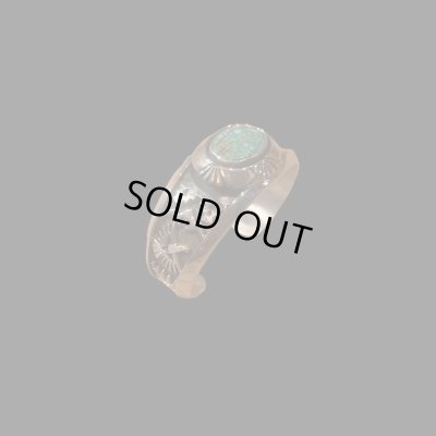 画像4: NAVAJO ナバホ族　Ｈｅｒｍａｎ・Vandever ハーマン・バンデバー　ターコイズバングル