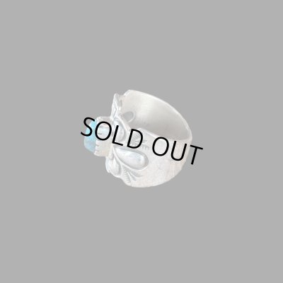 画像3: NAVAJO ナバホ族　Geneva・Ramone　貴重ビズビーターコイズ　リング