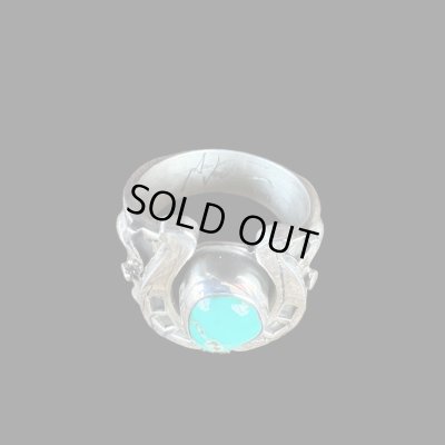 画像4: NAVAJO ナバホ族 Herman・Vandever ハーマン・バンデバー ターコイズ リング