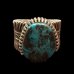 画像1: INDIANJEWELRY Ron Bedonie　ロン・ベドニー　turquoise　ring　　ターコイズリング (1)