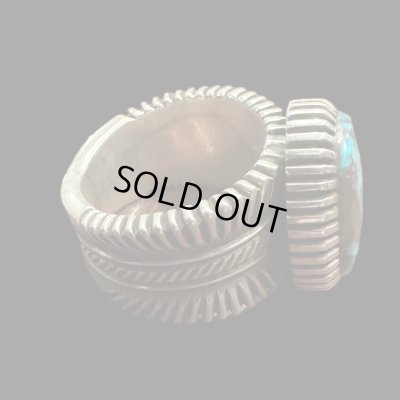 画像4: INDIANJEWELRY Ron Bedonie　ロン・ベドニー　turquoise　ring　　ターコイズリング