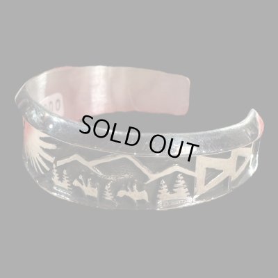 画像3: NAVAJO ナバホ族　Ｈｅｒｍａｎ・Vandever ハーマン・バンデバー　バングル