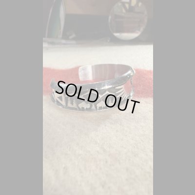 画像7: NAVAJO ナバホ族　Ｈｅｒｍａｎ・Vandever ハーマン・バンデバー　バングル