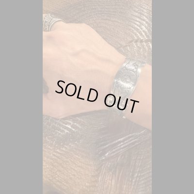 画像9: INDIANJEWELRY　HOPI　GARY &  ELSIE YOYOKIE  サンフェイスバングル