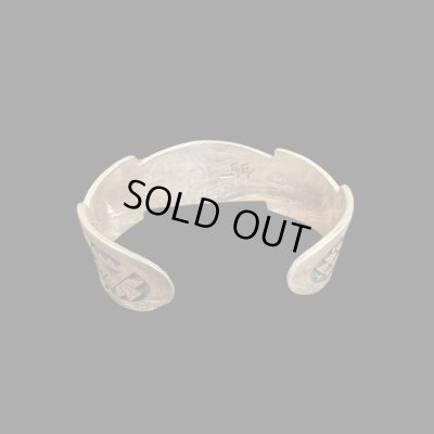 画像5: INDIANJEWELRY　HOPI　GARY &  ELSIE YOYOKIE  サンフェイスバングル