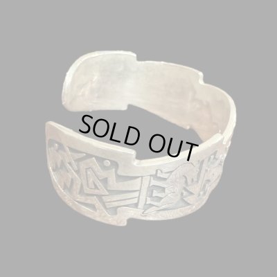 画像3: INDIANJEWELRY　HOPI　GARY &  ELSIE YOYOKIE  サンフェイスバングル