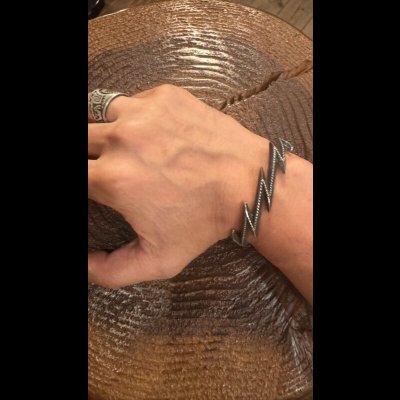 画像9: INDIANJEWELRY　NAVAJO　Aaron Anderson　バングル