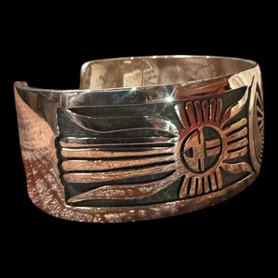 画像3: INDIANJEWELRY  Gerald Lomaventema ジェラルド ロマヴェンテマ メイズバングル