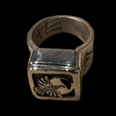 画像6: NAVAJO ナバホ族 Herman・Vandever ハーマン・バンデバー ターコイズ リング
