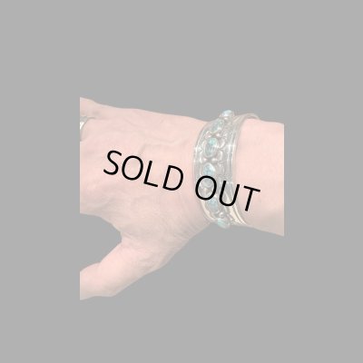 画像11: NAVAJO ナバホ族　HermanSmith　ハーマンスミス　Godber　ターコイズバングル