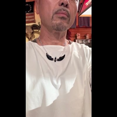 画像5: NAVAJO ナバホ族ナバホ　Ben・Livingston　　ウイングイーグルネックレス（ 大）
