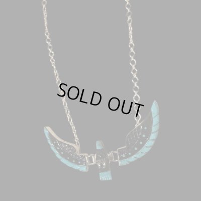 画像1: NAVAJO ナバホ族ナバホ　Ben・Livingston　　ウイングイーグルネックレス（ 大）