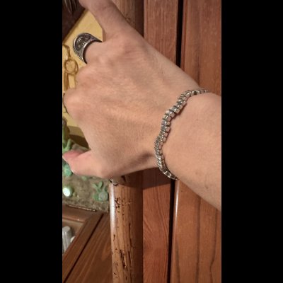 画像6: INDIANJEWELRY  Waddie Crazy Horse(ワディー クレイジーホース) インディアンジュエリー　バングル　ブレス　イコライザー