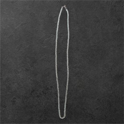 画像2: NAVAJO ナバホ族ナバホ　HAND MADE　シルバーナバホパールビーズネックレス