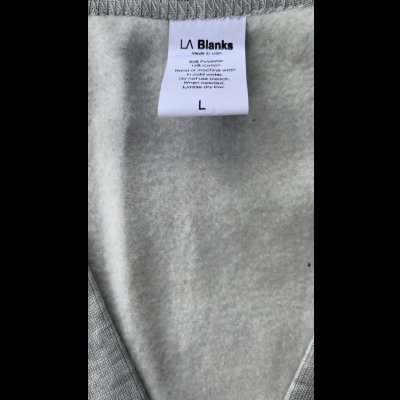 画像4: LA Blanks MADE IN U.S.A.アメリカ製スウェットカーディガン BLACK ・GRAY・ GREEN