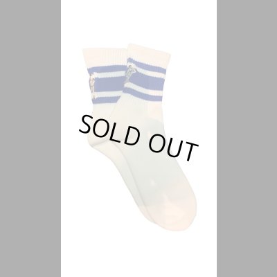 画像5:  TONNY Socks刺繍  靴下 ホワイト