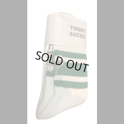 画像6:  TONNY Socks刺繍  靴下 ホワイト