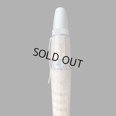 画像3: オリジナルボールペン　PHILLIPEN（フィリッペン） SILVER WOLF 神代タモ 杢　ターコイズ