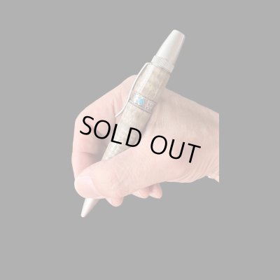 画像6: オリジナルボールペン　PHILLIPEN（フィリッペン） SILVER WOLF 神代タモ 杢　ターコイズ