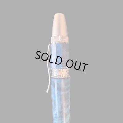 画像3: オリジナルボールペン　PHILLIPEN（フィリッペン）アクアシリーズ栃（トチ）ギラ杢　　ピンクサンゴ