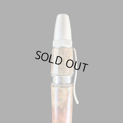 画像4: オリジナルボールペン　PHILLIPEN（フィリッペン）スペシャル花梨の瘤 (A)HAWKE EYE R/W　ターコイズ