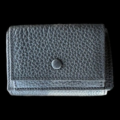 画像2: ITUAIS(イトゥアイス）　Compact Wallet　Taurillon Lagun (トリオンラグーン）財布　ブラック