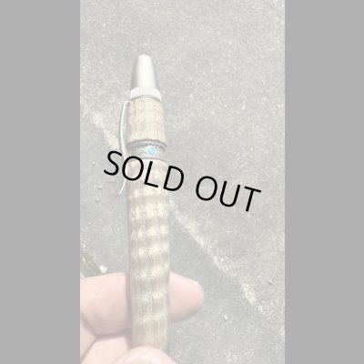 画像6: オリジナルボールペン　PHILLIPEN（フィリッペン） SILVER WOLF 神代タモ 杢　ターコイズ