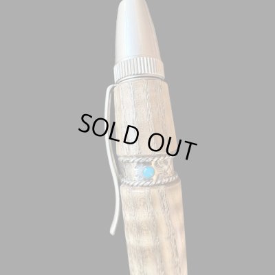 画像3: オリジナルボールペン　PHILLIPEN（フィリッペン） SILVER WOLF 神代タモ 杢　ターコイズ