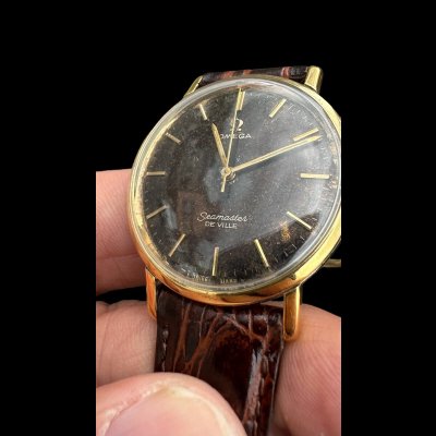 画像7: VINTAGE　OMEGA　SEA MASTER　DEVILLE　ブラウン文字盤　腕時計