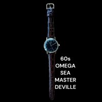 VINTAGE　OMEGA　SEA MASTER　DEVILLE　ブラウン文字盤　腕時計